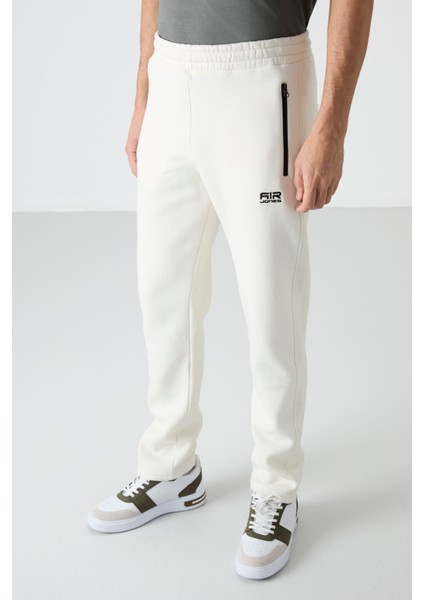 Carlo Ekru Şardonlu Erkek Eşofman Alt - 84942