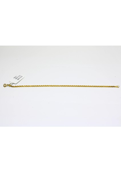 14 Ayar Gerçek Altın Halat Künye KNY4079 fırsatları