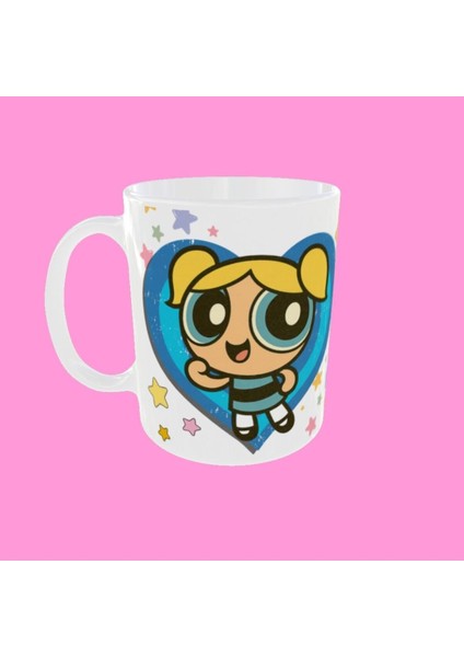 Powerpuff Gırls Temalı 3'lü Set Tasarım Arkadaş Kupa modelleri
