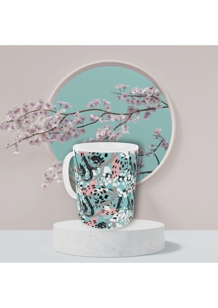 Modern Pastel Renkli Desenli Tasarım Kupa fiyatları