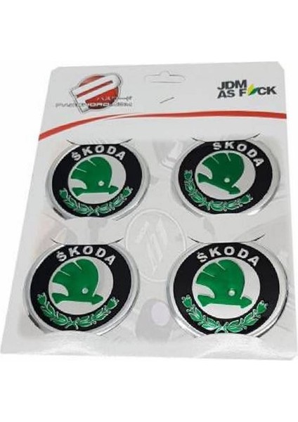 24 Mtj 8932 - Jant Göbek (Skoda-Arma Yapışma) Takım Çap: 60MM Favorit Forman Felicia Fabıa Octavıa Roomster Superb