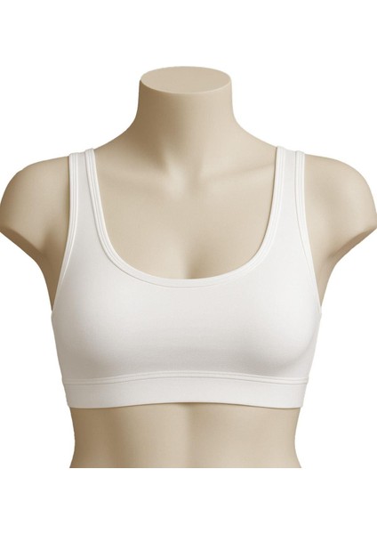 Beyaz Mı Emay 1816 6&apos;lı Pedli Kalın Askılı Alıştırma Sütyeni fiyatları