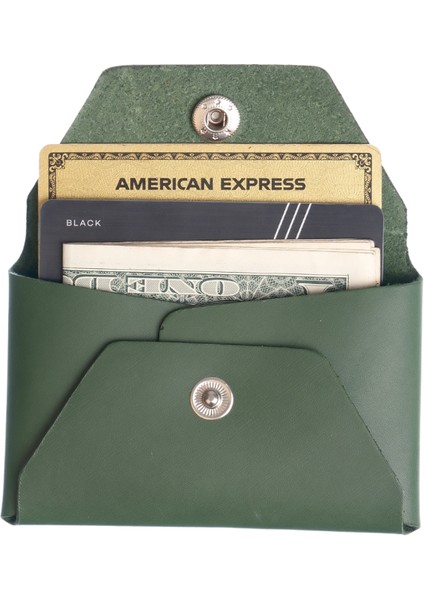 Buttero Yeşil Deri Cüzdan Kartlık Securevault fırsatları