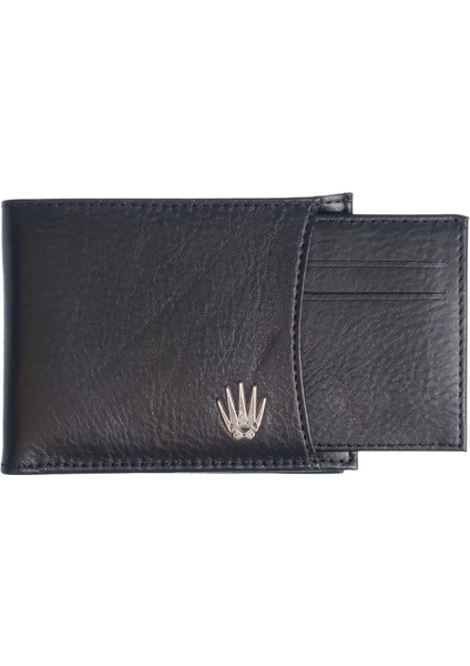 SWAN SİYAH HAKİKİ DERİ CÜZDAN