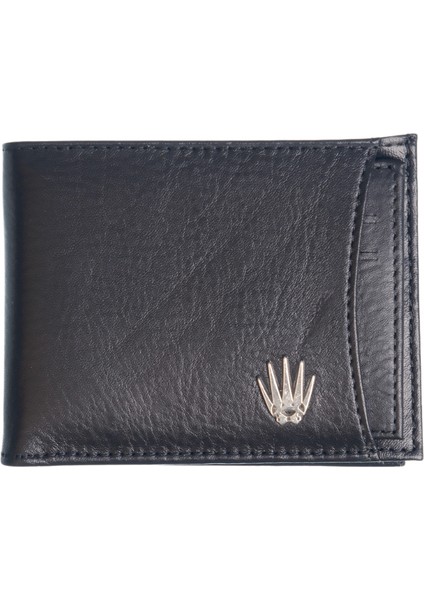 SWAN SİYAH HAKİKİ DERİ CÜZDAN