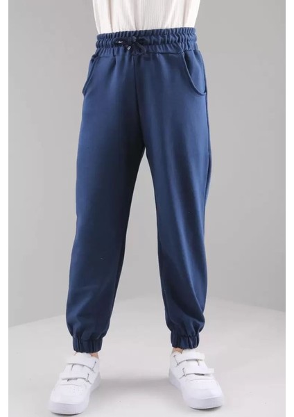Oysho Kumaş Cepli Çocuk Eşofman Unisex Lacivert fiyatları