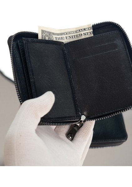 PETTY ZIPPER SİYAH MİNİ CÜZDAN fırsatları