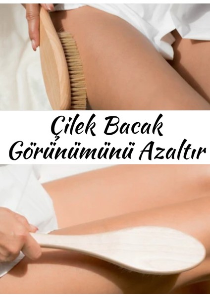 Saplı Tek Parça At Kılı Masaj Fırçası Selülit Vücut Fırçası fırsatları