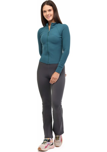 Wl 63S-QFY-SW11 5pr Yeşil Kadın Eşofman Üstü modelleri