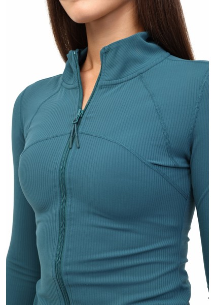 Wl 63S-QFY-SW11 5pr Yeşil Kadın Eşofman Üstü fırsatları