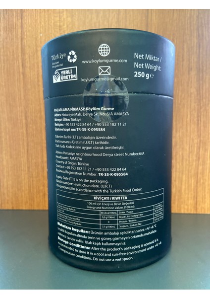 Kivi Çayı Gerçek Meyve Taneli 250 G fiyatları