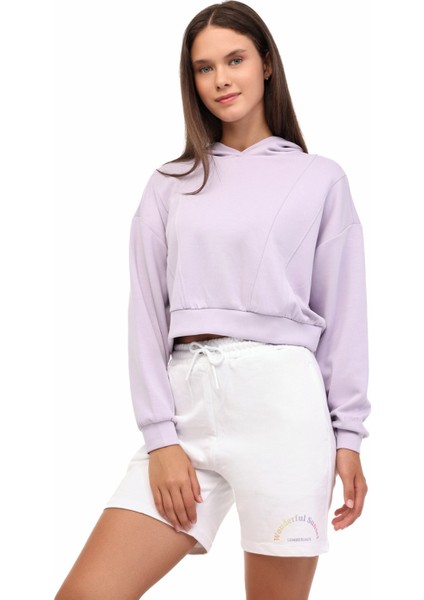 Wl Berın Yog1 MS459 5pr Lila Kadın Sweatshirt
