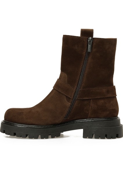 REFILE 5PR Kahverengi Kadın Biker Bot modelleri