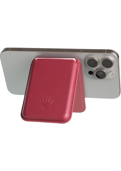 Kickstand Standlı Kırmızı Magnetik Yapıştırmalı Mıknatıslı Kartlık fiyatları