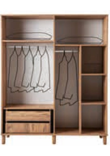 Bera 4 Kapılı Çiğdem Dolap fiyatları