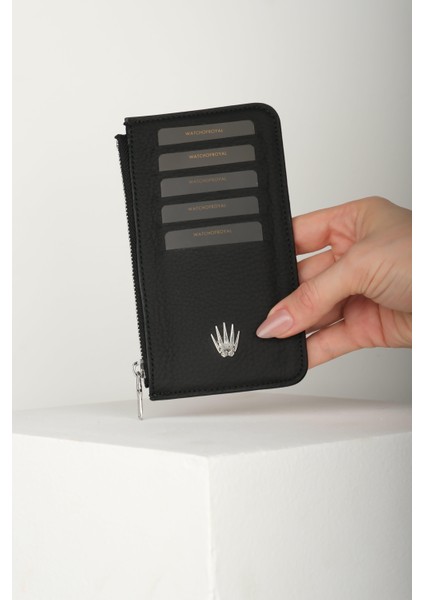 Lexis Siyah Hakiki Deri Fermuarlı Kartlık fırsatları