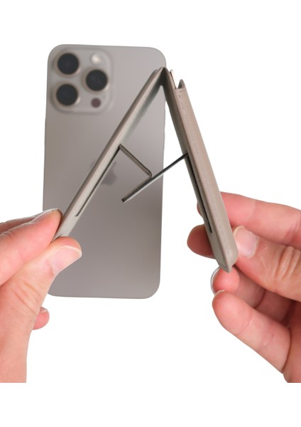 Kickstand Standlı Vizon Magnetik Yapıştırmalı Mıknatıslı Kartlık indirimleri