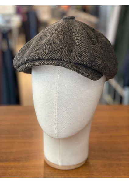 Tommy Shelby Peaky Blinders Model Balıksırtı Kaşe Kasket