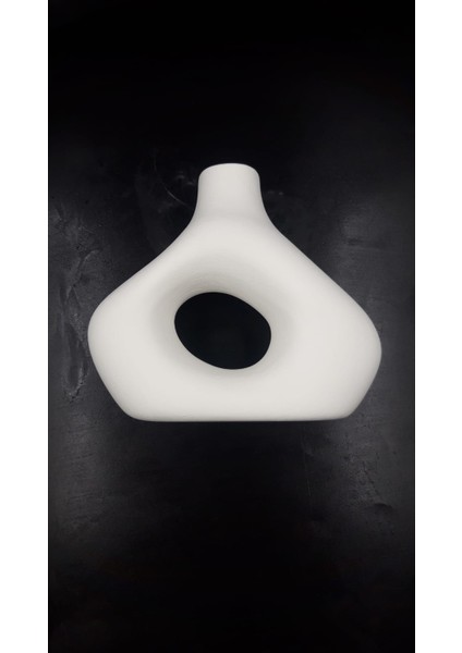 Asimetrik Vazo – Boyamaya Hazır Çini Bisküvi Dekoratif Obje modelleri