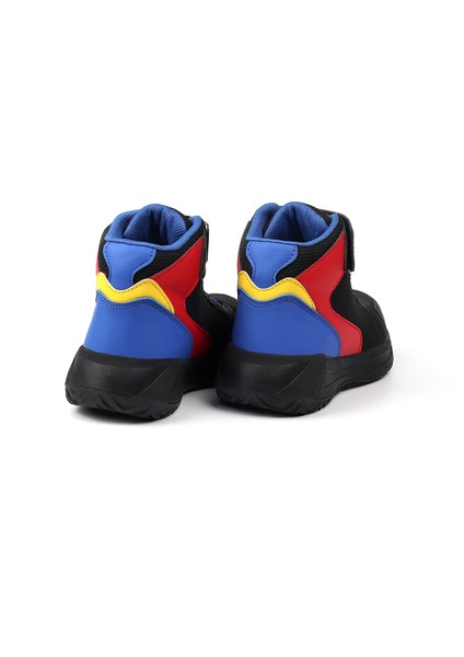 Unisex Çocuk Siyah Basket Spor Ayakkabı - Renkli, Rahat Günlük fırsatları