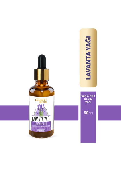 Rahatlatıcı ve Nemlendirici Lavanta Saç ve Cilt Bakım Yağı 50 ml