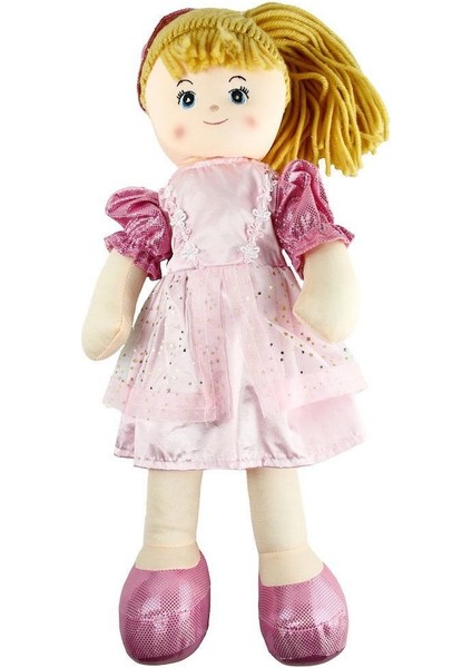 AY950C Parlak Elbiseli Bez Bebek 50 cm