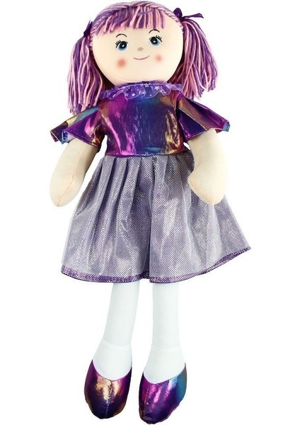 AY950C Parlak Elbiseli Bez Bebek 50 cm fırsatları