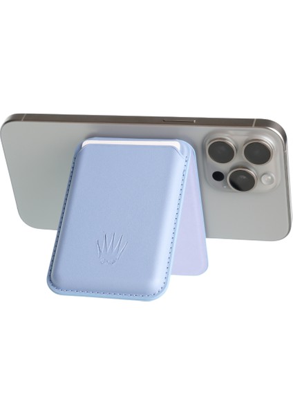 Kickstand Standlı Lila Magnetik Yapıştırmalı Mıknatıslı Kartlık fiyatları