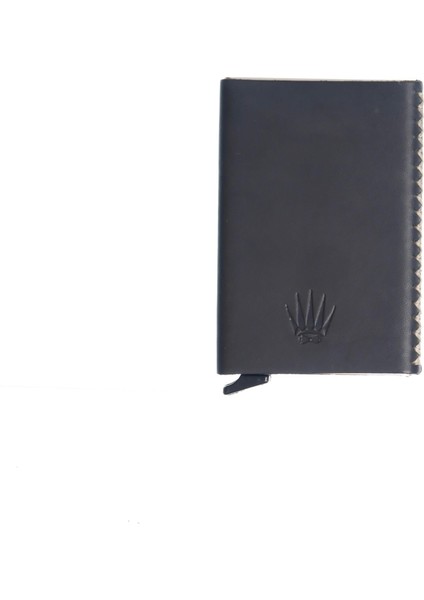 Cortex Slim Siyah Hakiki Deri Bölmeli Kızaklı Mekanizmalı Kartlık fiyatları