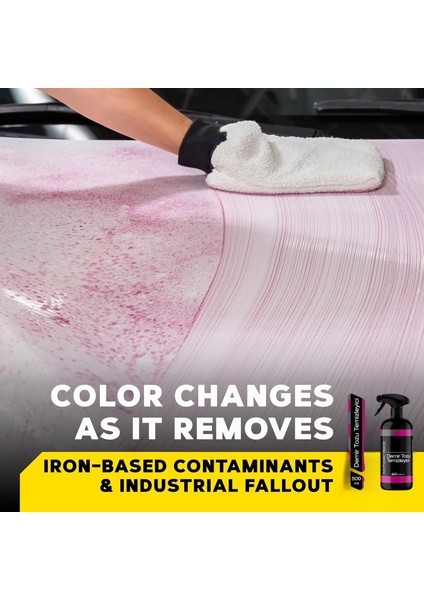 Koporta-Jant Demir Sökücü - Boya Rengini, Berraklığını ve Boya Pürüzsüzlüğünü Bozan Gömülü Demir Parçacıklarını ve Endüstriyel Atıklarını Hızla Temizler 500ML fiyatları