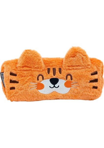 Bear Deer Peluş Sevimli Kedi Turuncu Kalem Kutusu BD-KCS279