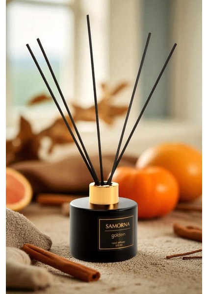 Golden Çubuklu Oda Kokusu Mandalina, Greyfurt Ve Tarçını Hissedeceğiniz Kokudur.