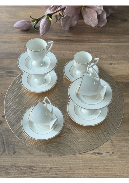 Arles Türk Kahve Fincan Takımı 6 Kişilik 12 Parça fiyatları