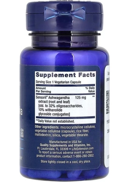 Optimized Ashwagan. 60 Vegetarian Capsules fiyatları
