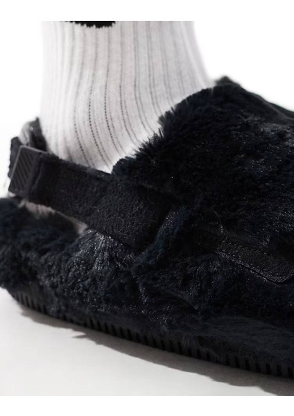Calm Mule Se Women's Slides Kadın Peluş Soft Kürklü Günlük Sandalet Siyah fiyatları
