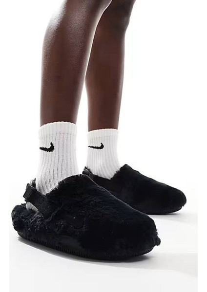 Calm Mule Se Women's Slides Kadın Peluş Soft Kürklü Günlük Sandalet Siyah modelleri