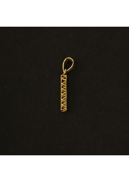 14 Ayar Parlak Harf Kolye Ucu modelleri