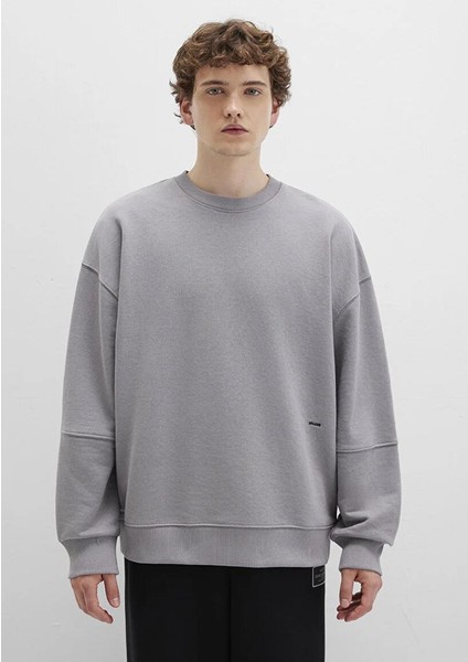 Bisiklet Yaka Gri Sweatshirt 0S10404-70076 modelleri