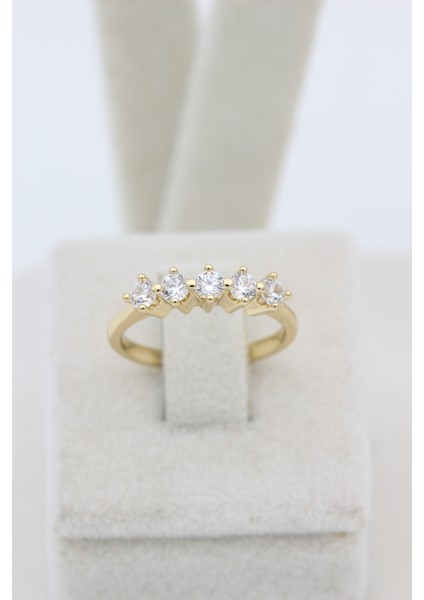 Stil Incisi/xupıng Jewelry Beş Taş Yüzük