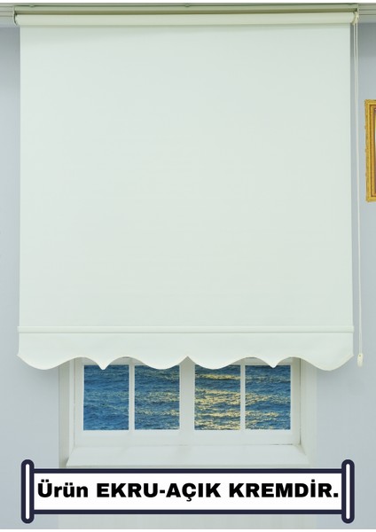 Kalın Keten Stor Zebra Güneşlik Perde (Etekli) – Alüminyum Kasa & Boru, Ithal Kumaş