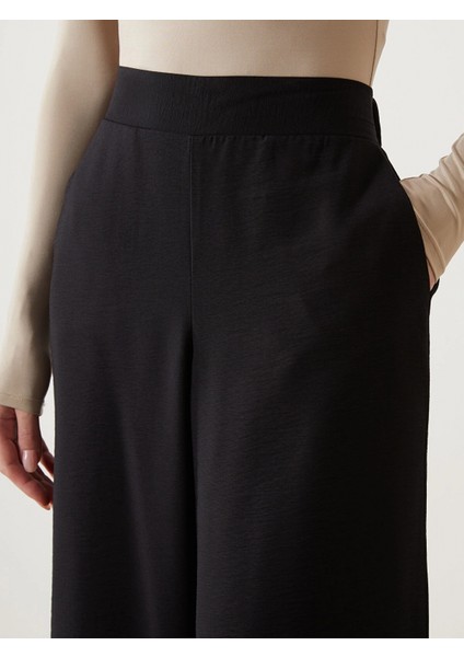 Lcw Modest Siyah Beli Lastikli Kadın Pantolon fırsatları
