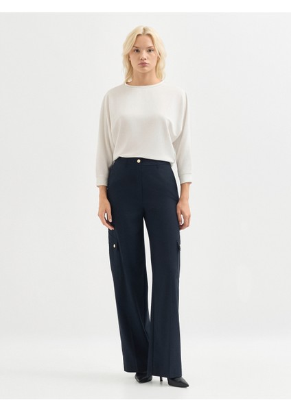 Kadın Pantolon-Lacivert