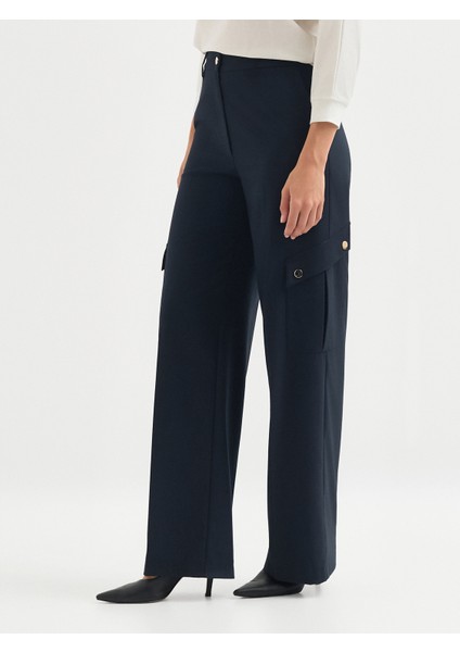 Kadın Pantolon-Lacivert modelleri