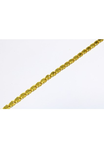 14 Ayar Altın Pullu Zincir Model Bileklik Künye modelleri