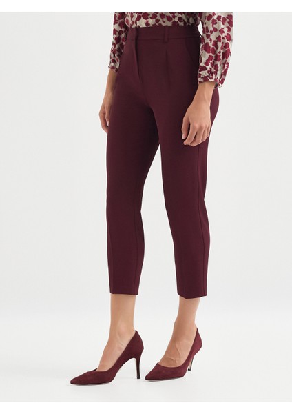 Kadın Pantolon-Bordo fiyatları
