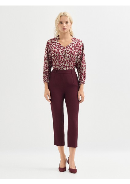 Kadın Pantolon-Bordo indirimleri