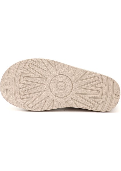 Kadın Bej Süet Mini Kürklü Bot fırsatları