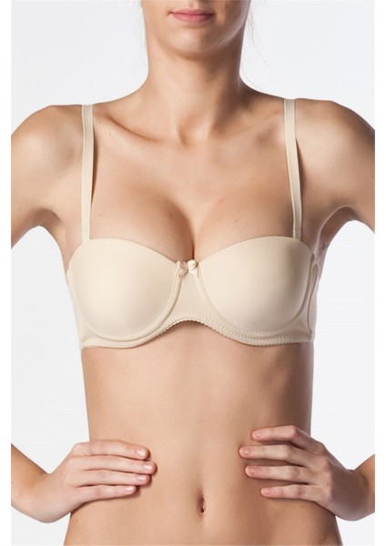 Nbb 3510 Mikrofiber Straplez Sütyen