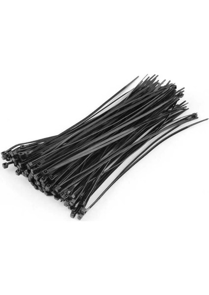 Kablo Bağları Tüm Boylar Mevcut ve Siyah / Beyaz Seçenekleri ile 100 Adet Paketler