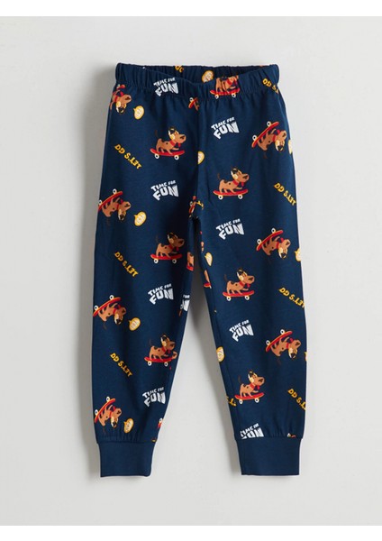 Lcw Kids Gri Beli Lastikli Baskılı Erkek Çocuk Pijama Takım fırsatları